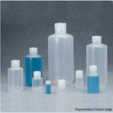 Nalgene 2006-0001 30ml natural polypropylene copolymer (PPCO) narrow mouth neck round general purpose laboratory bottle with polypropylene (PP) screw cap closure