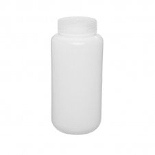 Nalgene round wide mouth natural translucent high density polyethylene HDPE laboratory bottle with leakproof screw cap 60ml capacity